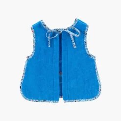 Bavoirs & Mini-bavoirs|Carré Blanc Bavette BEACHFUL Azur
