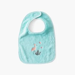 Bavoirs & Mini-bavoirs|Carré Blanc Bavoir coton Aruba celadon