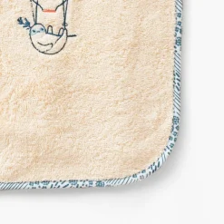 Bavoirs & Mini-bavoirs|Carré Blanc Bavoir coton bio Dandine paille