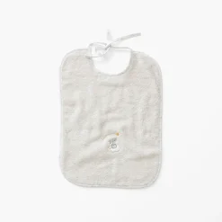 Bavoirs & Mini-bavoirs|Carré Blanc Bavoir coton bio Illumine craie