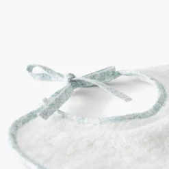 Bavoirs & Mini-bavoirs|Carré Blanc Bavoir coton bio Jardine blanc