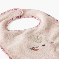 Bavoirs & Mini-bavoirs|Carré Blanc Bavoir coton Happyful nude