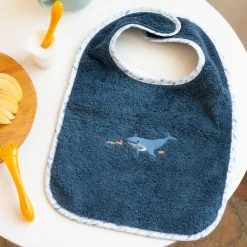 Bavoirs & Mini-bavoirs|Carré Blanc Bavoir coton Océanos