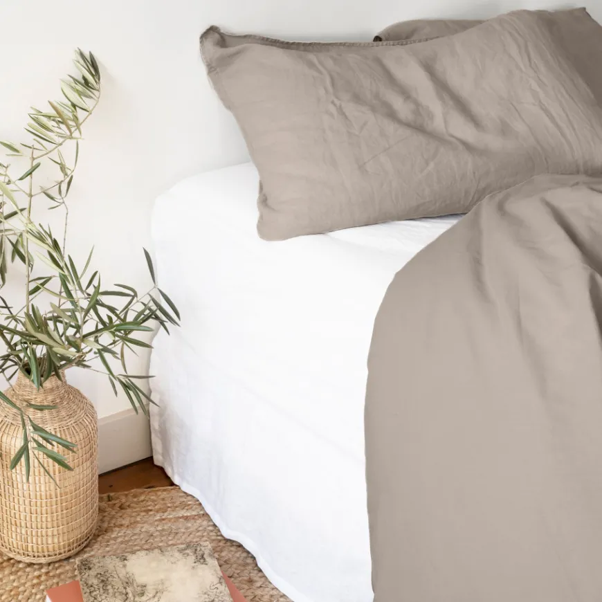 Cache Sommiers|Carré Blanc Cache-sommier Songe blanc