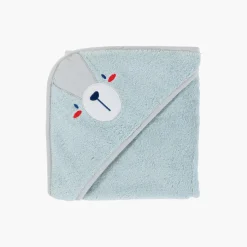 Capes De Bain|Carré Blanc Cape de bain coton Artica givre