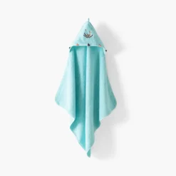 Capes De Bain|Carré Blanc Cape de bain coton Aruba celadon