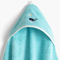 Capes De Bain|Carré Blanc Cape de bain coton Atlantis lagon