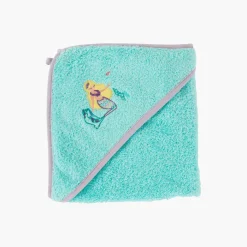 Capes De Bain|Carré Blanc Cape de bain coton Calliopé lagon