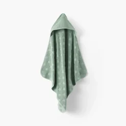 Capes De Bain|Nouveautés Bébénew|Carré Blanc Cape de bain coton Monjour eucalyptus