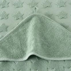 Capes De Bain|Nouveautés Bébénew|Carré Blanc Cape de bain coton Monjour eucalyptus