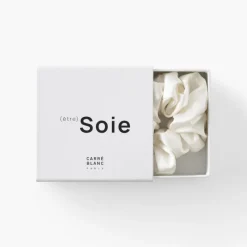 Coffrets Cadeaux|Capsule Soienew|Carré Blanc Chouchou soie de mûrier Beauté ivoire