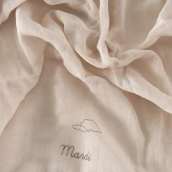 Coffrets Cadeaux|Nouveautés Bébénew|Carré Blanc Coffret semainier de langes coton bio Bienvenue