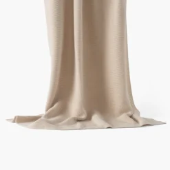 Linge De Litbio|Accessoires|Carré Blanc Couverture tricot coton bio Bienvenue naturel