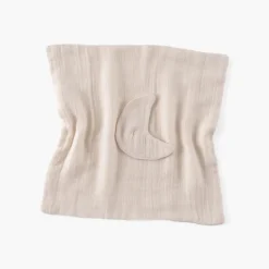 Accessoires|Nouveautés Bébénew|Carré Blanc Doudou coton bio Bienvenue naturel