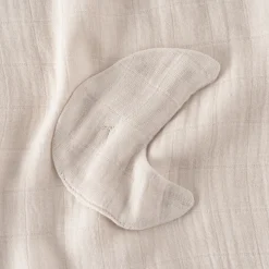 Accessoires|Nouveautés Bébénew|Carré Blanc Doudou coton bio Bienvenue naturel
