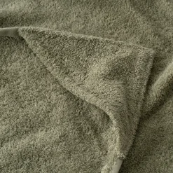 Draps De Bain|Carré Blanc Drap de bain à capuche coton Playful kaki
