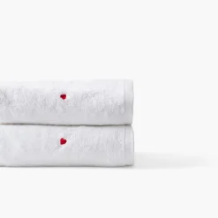 Coffrets Cadeaux|Draps De Bain|Carré Blanc Drap de bain coton Adore blanc