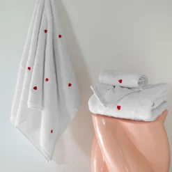 Coffrets Cadeaux|Draps De Bain|Carré Blanc Drap de bain coton Adore blanc