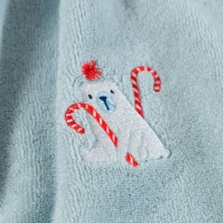 Draps De Bain|Carré Blanc Drap de bain coton Artica givre