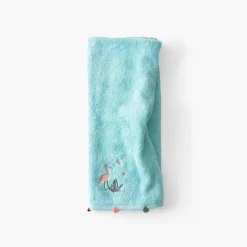 Draps De Bain|Carré Blanc Drap de bain coton Aruba celadon