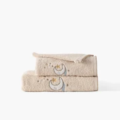 Draps De Bain|Nouveautés Bébénew|Carré Blanc Drap de bain coton bio Bienvenue naturel