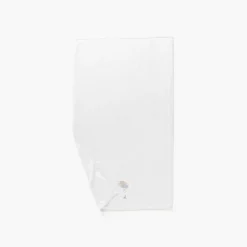 Draps De Bain|Carré Blanc Drap de bain coton bio Bienvenue blanc