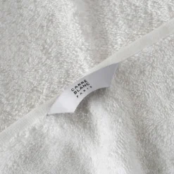 Draps De Bain|Carré Blanc Drap de bain coton bio Bienvenue blanc