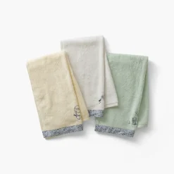Draps De Bain|Carré Blanc Drap de bain coton bio Dandine ivoire