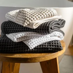 Coffrets Cadeaux|Draps De Bain|Carré Blanc Drap de bain coton bio Quadro naturel