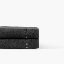 Coffrets Cadeaux|Draps De Bain|Carré Blanc Drap de bain coton Dotsy charbon