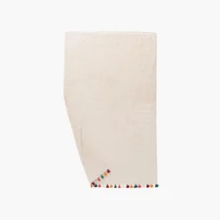 Draps De Bain|Carré Blanc Drap de bain coton Eclats naturel