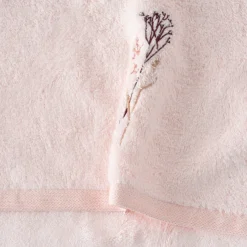 Coffrets Cadeaux|Draps De Bain|Carré Blanc Drap de bain coton et viscose de bambou Aura nude