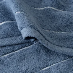 Coffrets Cadeaux|Draps De Bain|Carré Blanc Drap de bain coton Hypnotic indigo