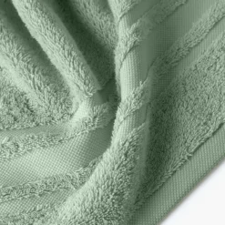 Draps De Bain|Carré Blanc Drap de bain coton Lola II sauge