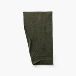 Coffrets Cadeaux|Draps De Bain|Carré Blanc Drap de bain coton Lola II vert kaki