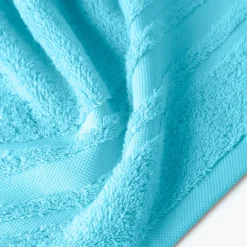 Draps De Bain|Carré Blanc Drap de bain coton Lola II turquoise