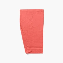 Draps De Bain|Carré Blanc Drap de bain coton Lola II corail