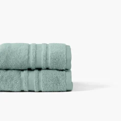 Draps De Bain|Carré Blanc Drap de bain coton Lola II argile