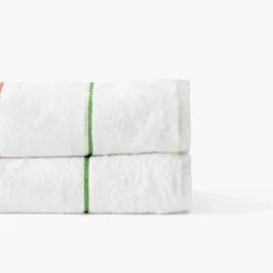 Draps De Bain|Carré Blanc Drap de bain coton Rosella blanc