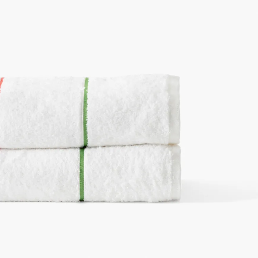 Draps De Bain|Carré Blanc Drap de bain coton Rosella blanc