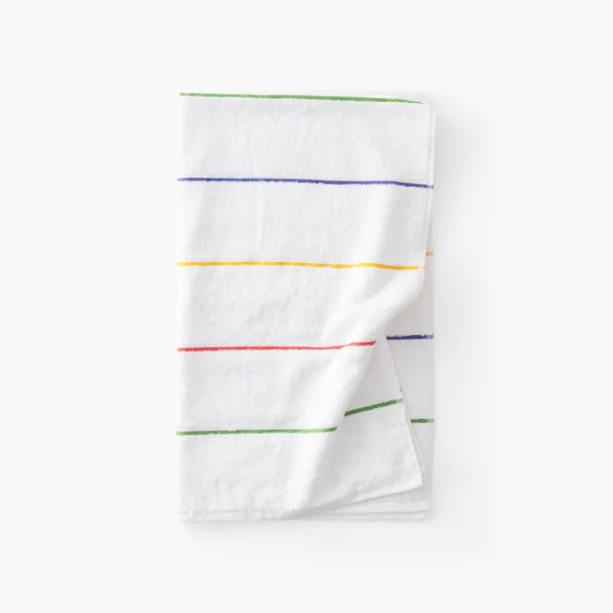 Draps De Bain|Carré Blanc Drap de bain coton Rosella blanc