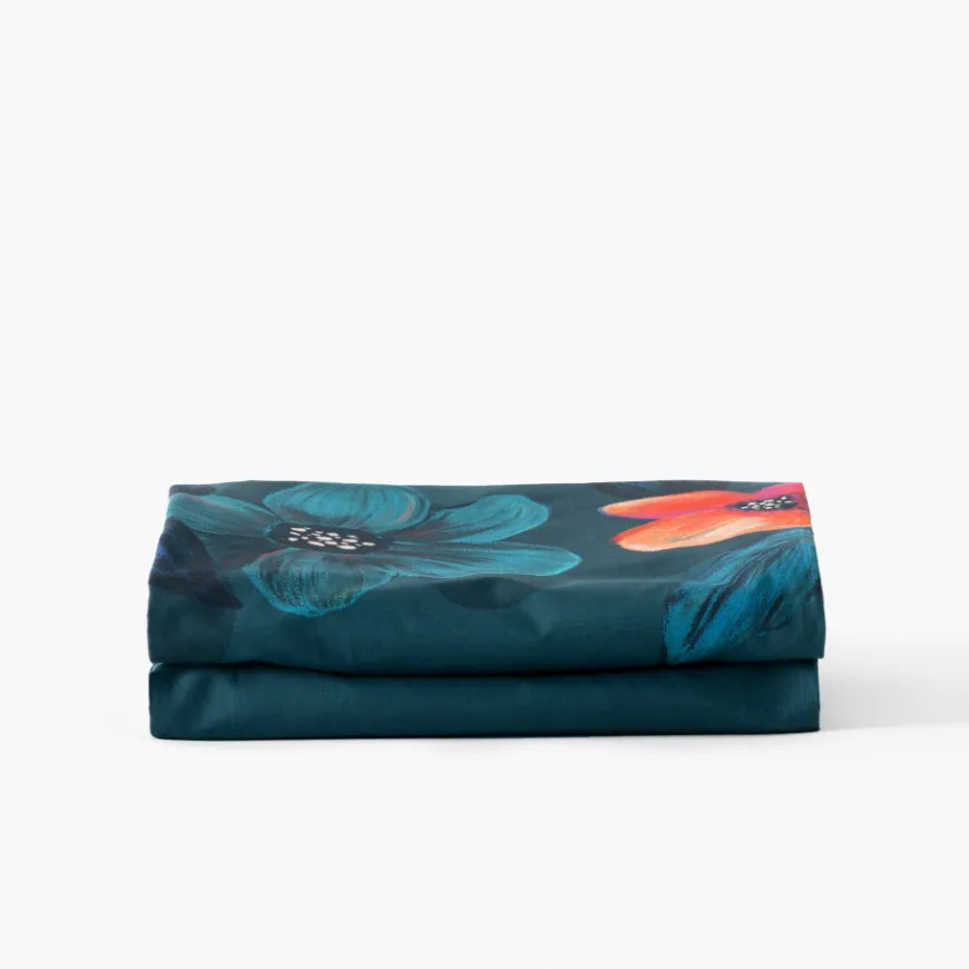 Draps De Lit|Carré Blanc Drap de lit coton Eclats