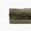 Draps De Lit|Carré Blanc Drap de lit lin lavé Songe bocage