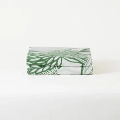 Draps De Lit|Carré Blanc Drap de lit percale de coton bio Canopée