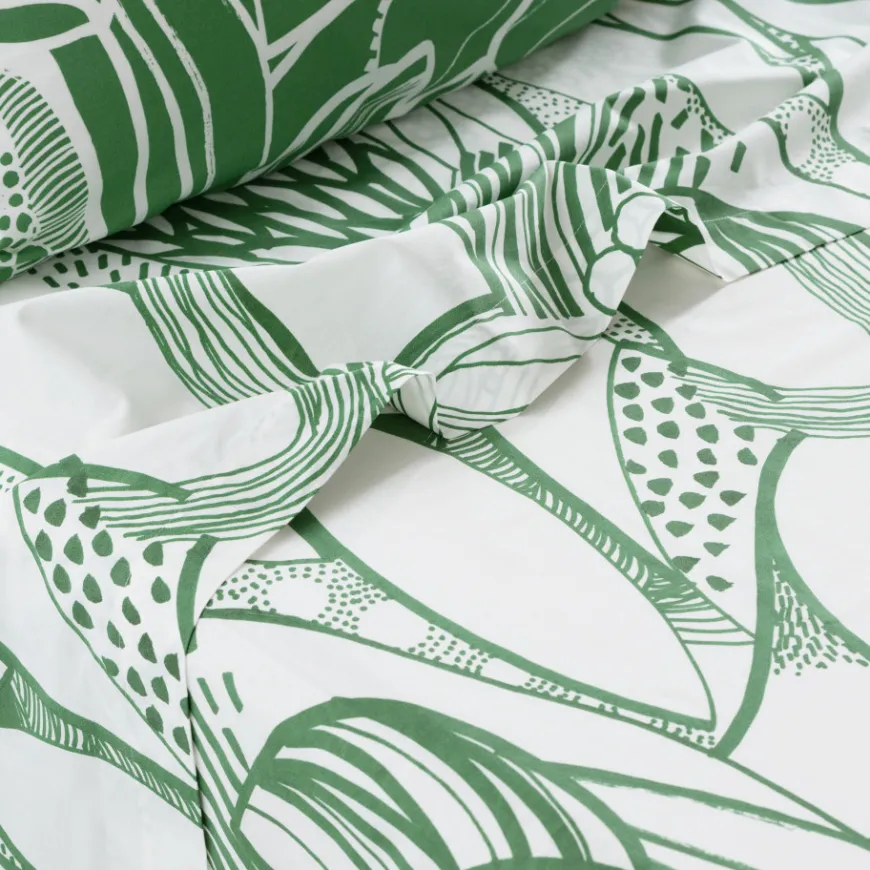 Draps De Lit|Carré Blanc Drap de lit percale de coton bio Canopée