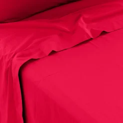 Draps De Lit|Carré Blanc Drap de lit percale de coton Neo grenadine
