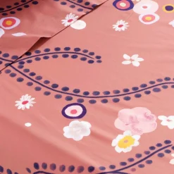Draps De Lit|Carré Blanc Drap de lit percale de coton Psyché