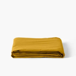 Draps De Lit|Carré Blanc Drap de lit percale de coton Neo curry