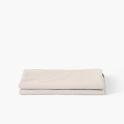 Draps De Lit|Carré Blanc Drap de lit percale de coton Neo ficelle