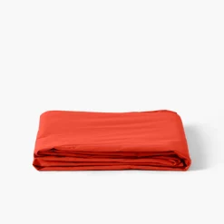 Draps De Lit|Carré Blanc Drap de lit percale de coton Neo safran